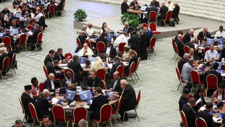 Third day of the Synod of Bishops, in the Paul VI Hall at the Vatican