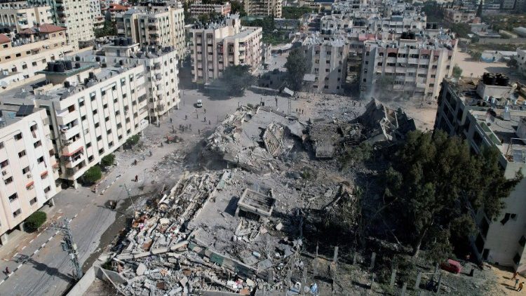 Aftermath of Israeli strikes in Zahara City