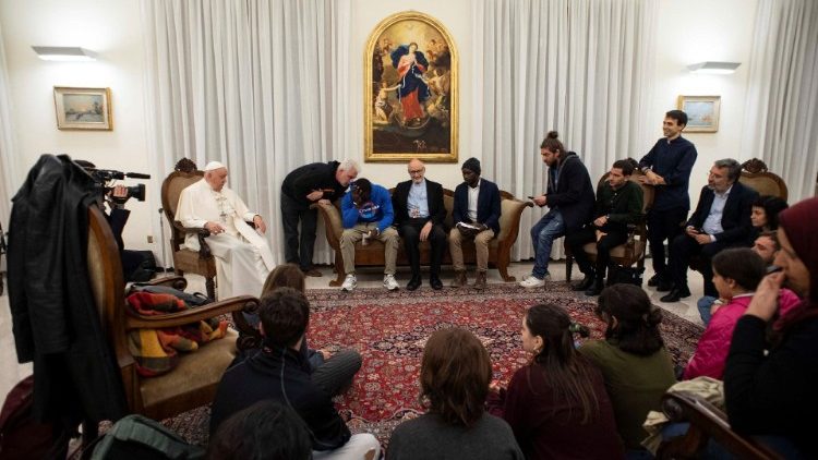 El encuentro en la Casa Santa Marta