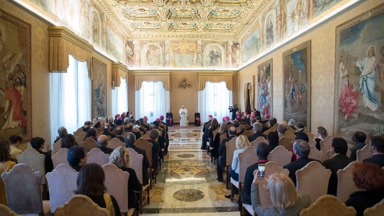 Papal audience in the Vatican's Consistory Hall