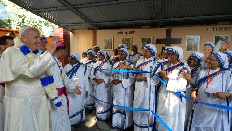  Papa Françesku viziton Shtëpinë Nënë Tereza në Tejgaon
