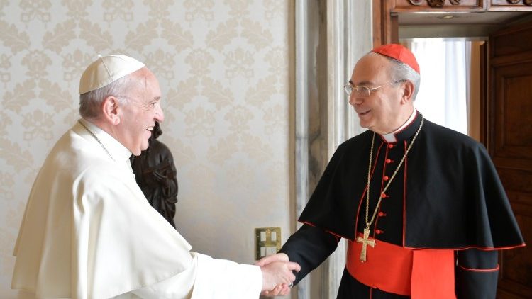 教宗与曼贝蒂枢机