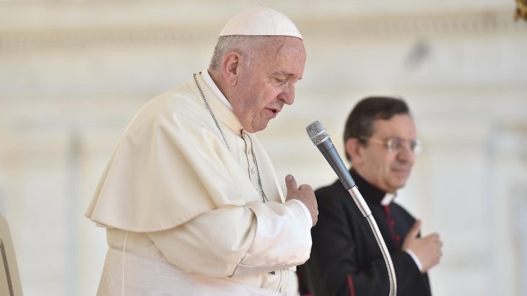 Папа Франциск на общей аудиенции 20 июня