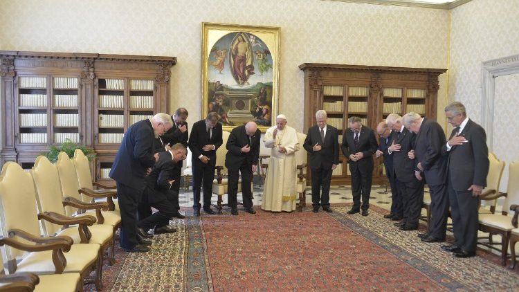 Die Führungsspitze des Malteserordens im Juni bei Papst Franziskus - ist jetzt Demut wegen der Werke in Deutschland gefragt?