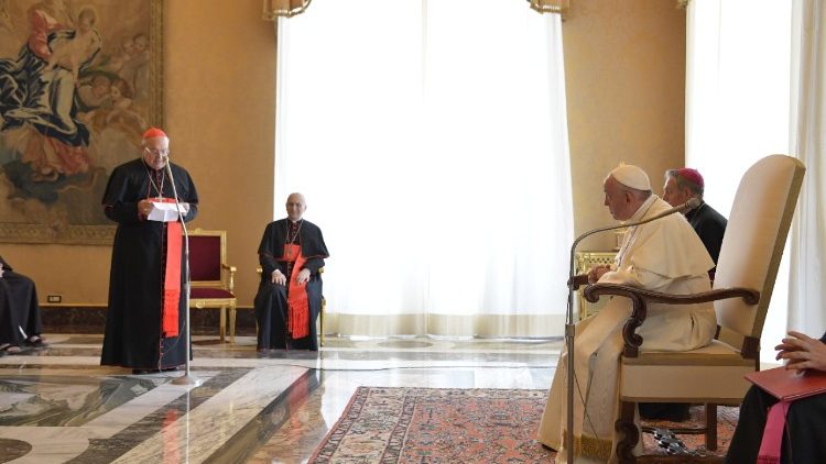 Сустрэча Папы з прадстаўнікамі Асамблеі ініцыятыў дапамогі Усходнім Касцёлам