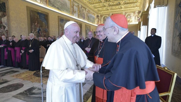 Папа Франциск на встрече с делегатами Объединения помощи Восточным Церквам