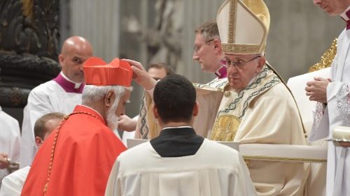 Papa ai nuovi cardinali: ai piedi degli altri per servire Cristo