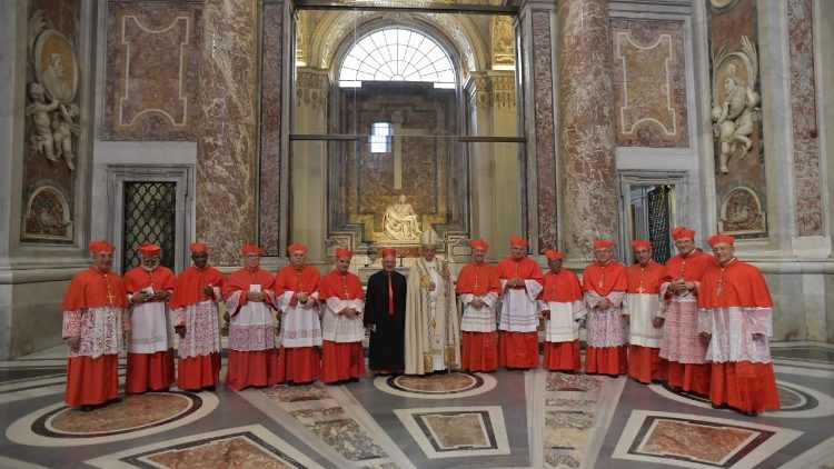 Påven och de nya kardinalerna 