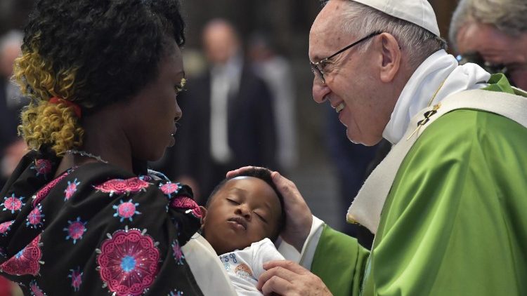 Папа Франциск на литургията с мигрантите, 06 юли 2018