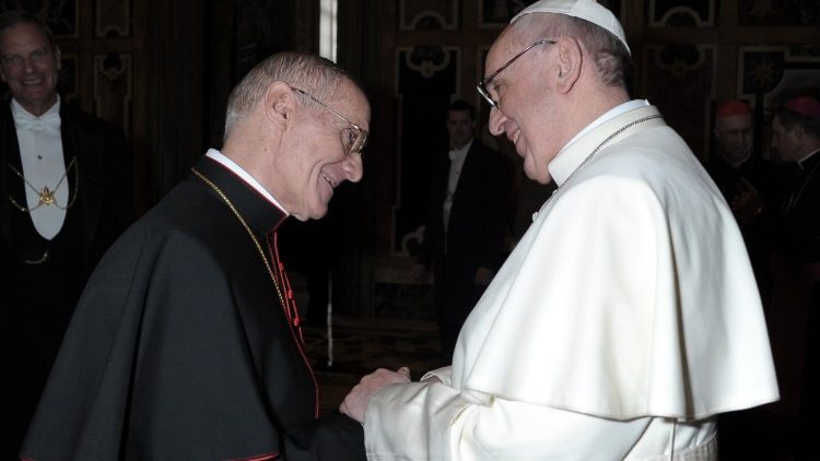 Card. Tauran Jean-Louis e o Papa Francisco