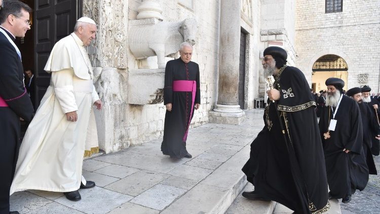 I Patriarchi d'Oriente salutano Francesco