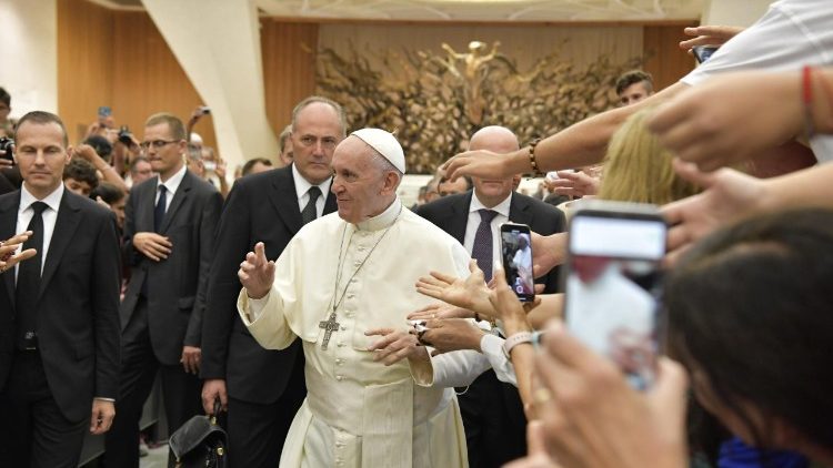 Папа Франциск  на генералната аудиенция
