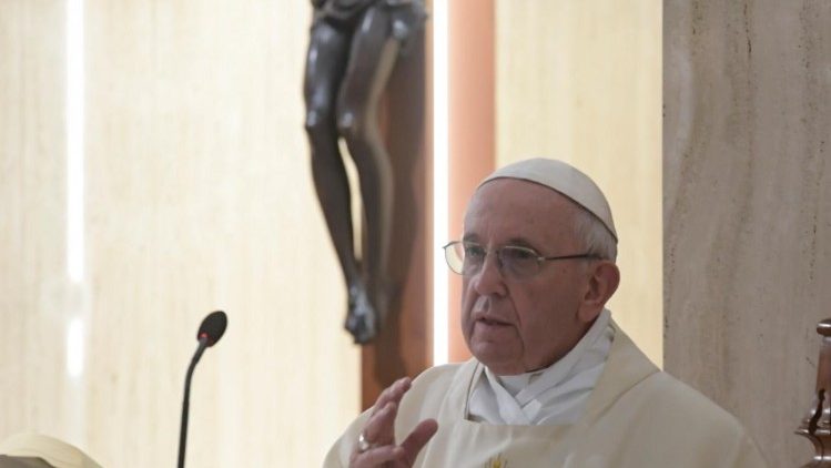 Литургия на папата в Санта Марта