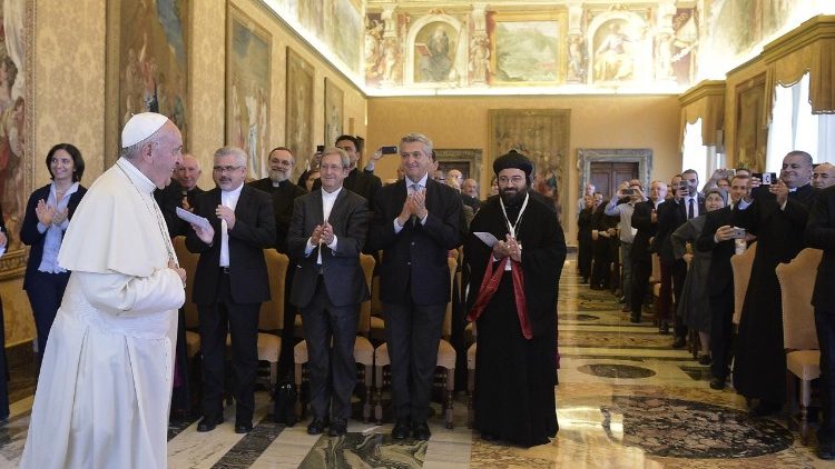 Papa Franjo susreće sudionike radnog sastanka o krizi u Siriji i u susjednim zemljama