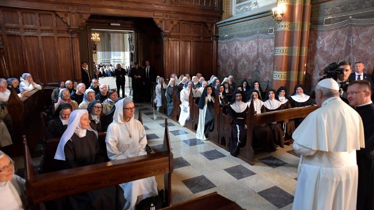 Påvens möte med Litauens präster, ordensfolk och seminarister