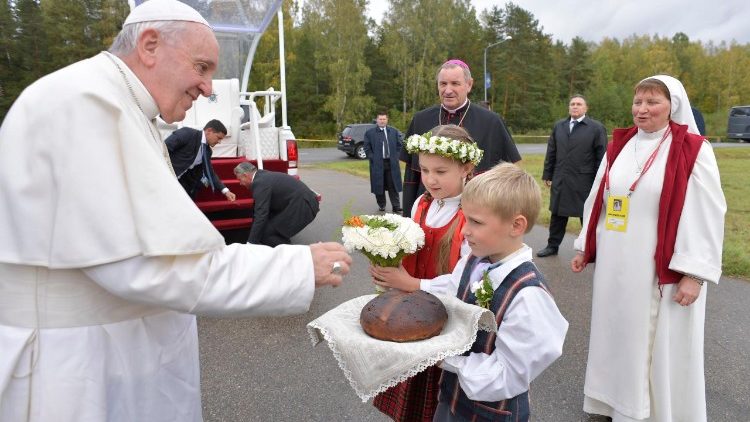 Papa Francisco em Aglona, Letônia