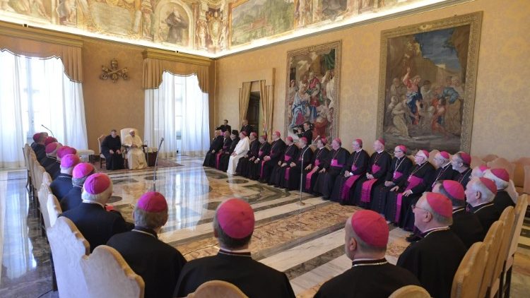 Сутрэча Папы з удзельнікамі пленарнага пасяджэння Папскай рады спрыяння хрысціянскаму адзінству
