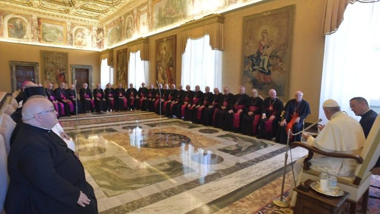 Papež Frančišek je sprejel v avdienco udeležence plenarnega zasedanja Papeškega sveta za pospeševanje enosti med kristjani.