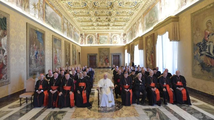 Påven tillsammans med det Påvliga rådet för främjandet av Kristen Enhet 