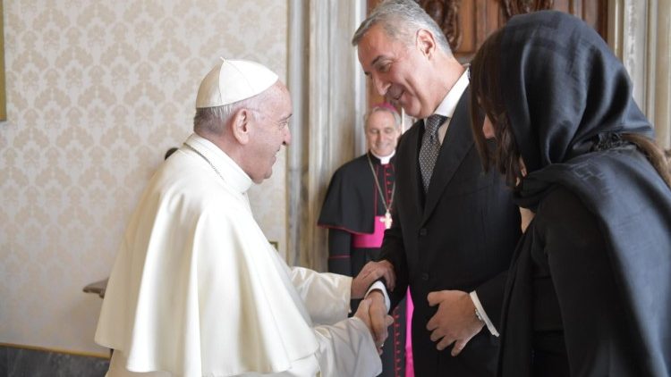 Le Pape rencontre Milo Djukanovic, président du Monténégro
