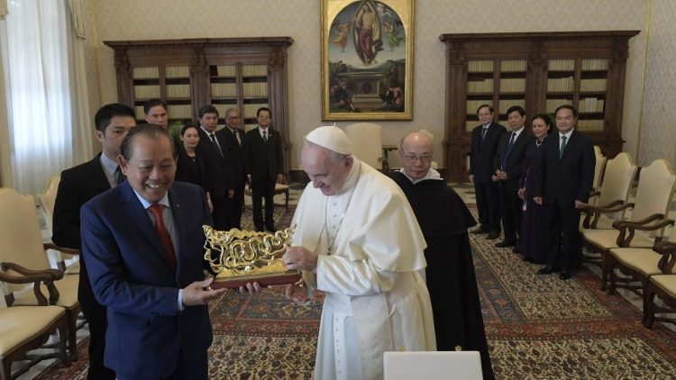 Le Vice-Premier ministre du Vietnam avait été reçu par le Pape François le 20 octobre 2018.