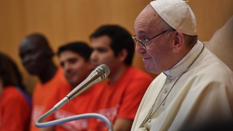 Pope Francis at the launch of "Sharing the Wisdom of Time"
