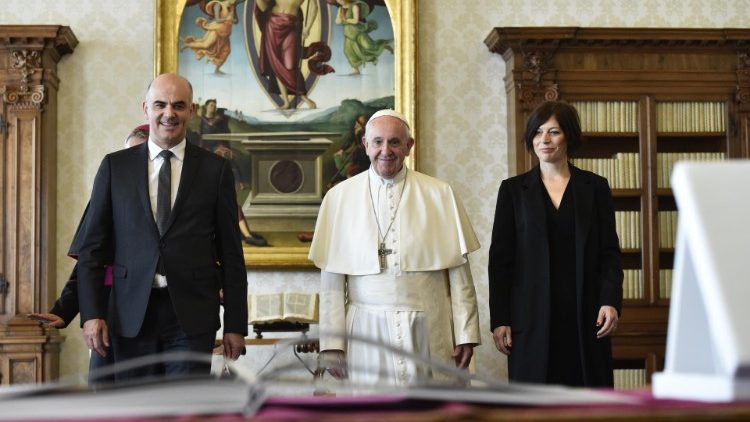 2018.11.12 Papa francesco incontra S.E. il Signor Alain Berset, Presidente della Confederazione Elvetica