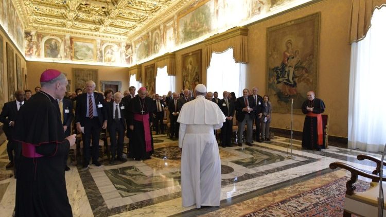 البابا فرنسيس يستقبل المشاركين في الجمعية العامة للأكاديمية الحبرية للعلوم 12 تشرين الثاني نوفمبر 2018