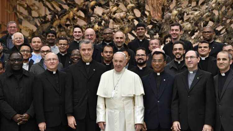 Papa Francisco com os Dehonianos