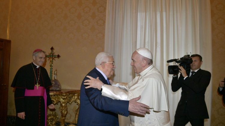 Papa Francisco Mahmoud Abbas  proceso paz
