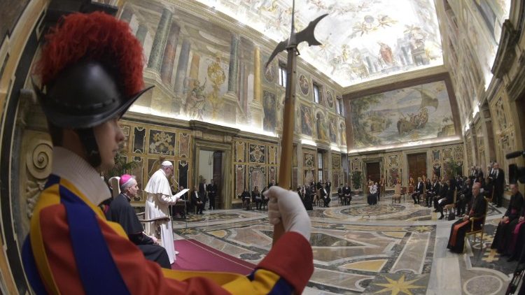 Pope meeting new Ambassadors