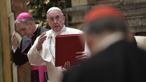 Pope to Curia: ‘Grave scandals in Church, but light stronger than darkness'
