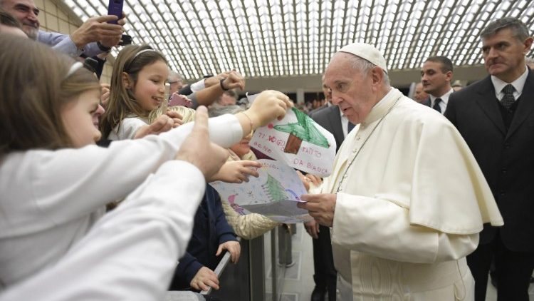 Popiežiaus Pranciškaus ir Vatikano darbuotojų kalėdinis susitikimas