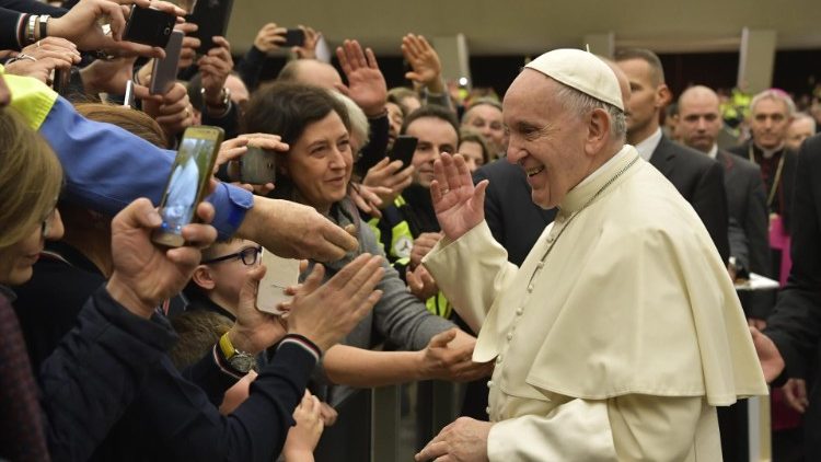 Papież spotykał się z przedstawicielami Włoskiej Obrony Cywilnej