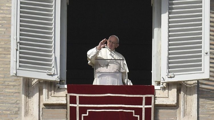 Le Pape François lors de l'Angélus, dimanche 23 décembre 2018. 