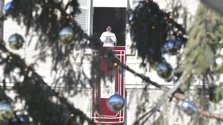 Le Pape François lors de la prière de l'Angélus, 26 décembre 2018 
