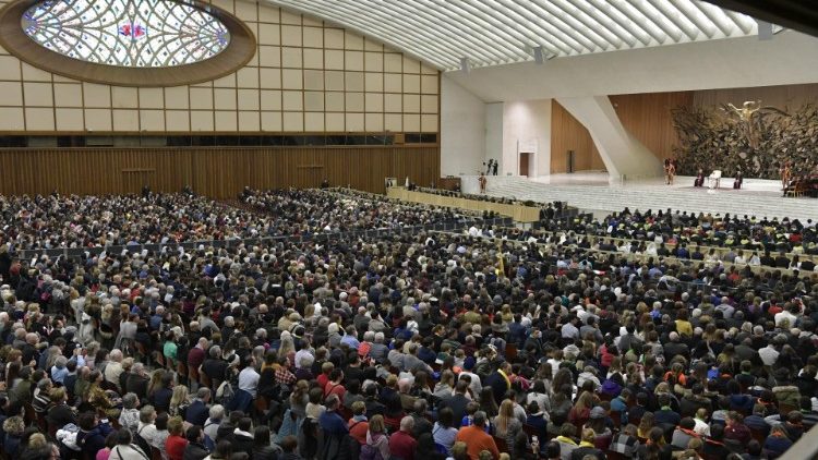 Pope Francis at General Audience in the Paul VI Hall