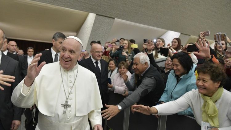 Le Pape François lors de l'audience du 16 janvier 2019 