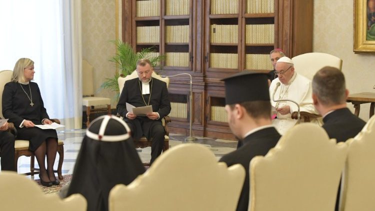 Аудиенция на папата с икуменическа делегация от Финландия
