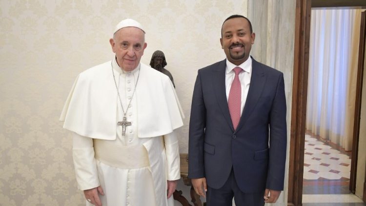 Il Papa e Abiy Ahmed 