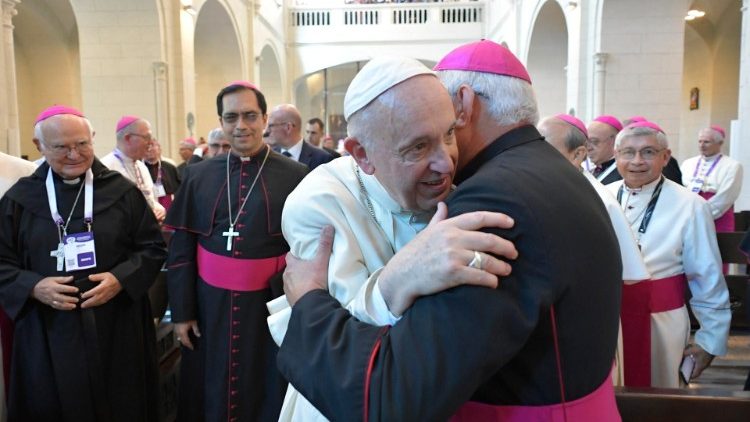 Popiežius su Centrinės Amerikos vyskupais