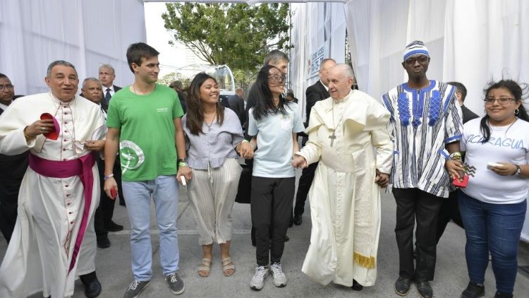 教宗在巴拿馬牧靈訪問
