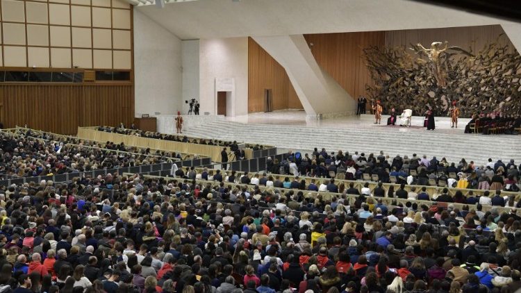 Генерална аудиенция на папата в Аула Павел VI (30.01.2019)