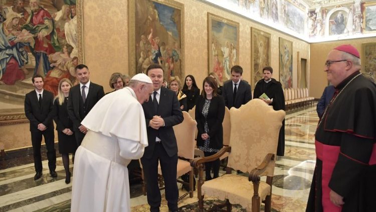 Le Pape reçoit la délégation du Conseil national de Monaco