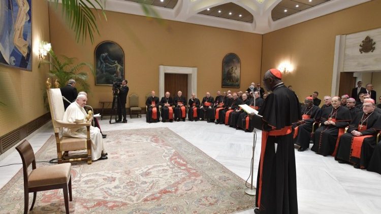 Påven i mötet med Påvliga Kongregationen för Gudstjänstliv och Sakramentsförvaltning