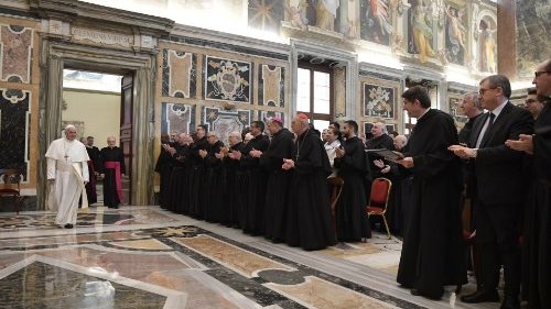 Pope Francis marks 50th anniversary of Augustinianum