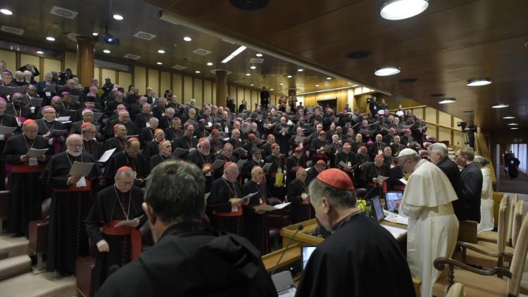 Rencontre sur la protection des mineurs dans l'Église, Salle du Synode, Vatican, 21 février 2019 