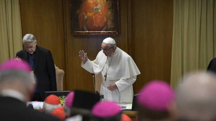 البابا فرنسيس اللقاء من أجل حماية القاصرين، الفاتيكان شباط فبراير 2019
