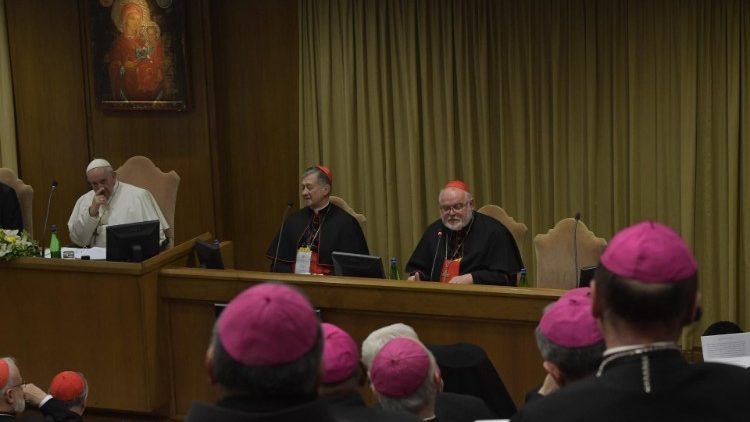 未成年者の保護をテーマとした司教会合　2019年2月23日、バチカン、シノドス・ホール