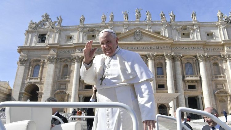 Ferenc pápa az általános kihallgatáson